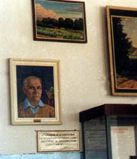 Портрет В. Г. Игошина в школьном музее.